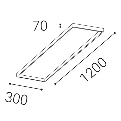 LED2 1229501 LENA 120 SURFACE KIT bílá