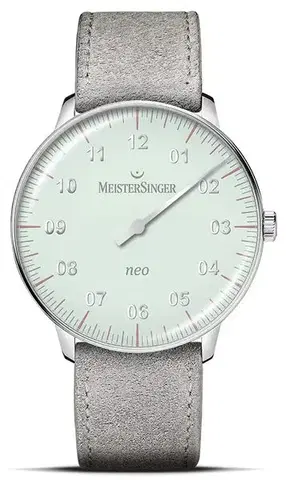 MeisterSinger Neo Special S-NES929S - Šedý kožený řemínek