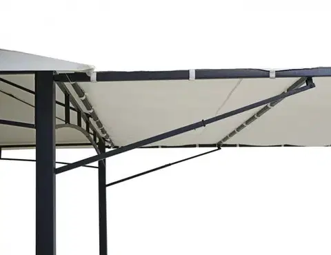 Pergola se stahovací střechou 2,5x2,5 m