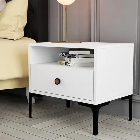 Noční stolek Lizbon 535 - White