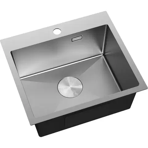 MEXEN Solix ocelový dřez 1-bowl 500 x 450 mm, nerez 6402501000-01