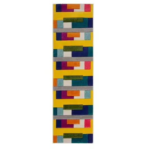 Flair Rugs, Běhoun Spectrum Mambo Multi, 66x300, vícebarevná, chodba / předsíň