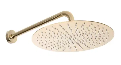 REA Podomítková sprchová sada LUNGO zlato + termostat + BOX REA-P8550