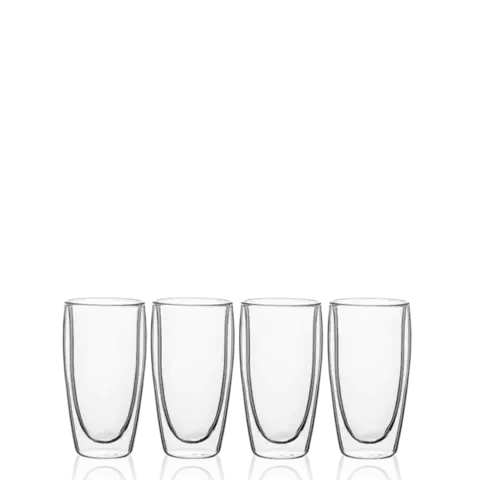 Pohár BASIC Glas Double Wall 330 ml - set 4 ks - 321230