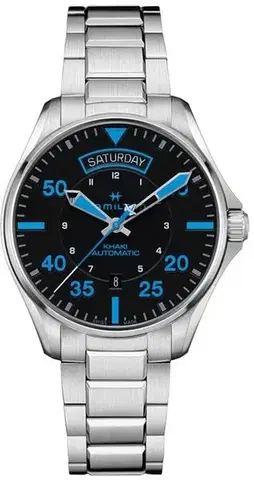Hamilton Khaki Aviation Pilot Day Date Air Zermatt Auto H64625131