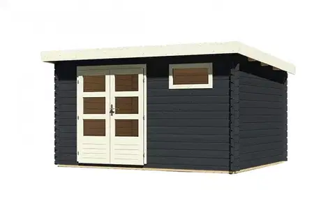 Dřevěný zahradní domek BASTRUP 8 Lanitplast