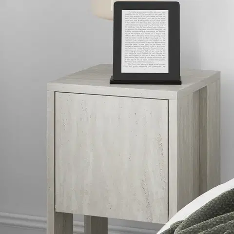 Noční stolek Ema - Travertine
