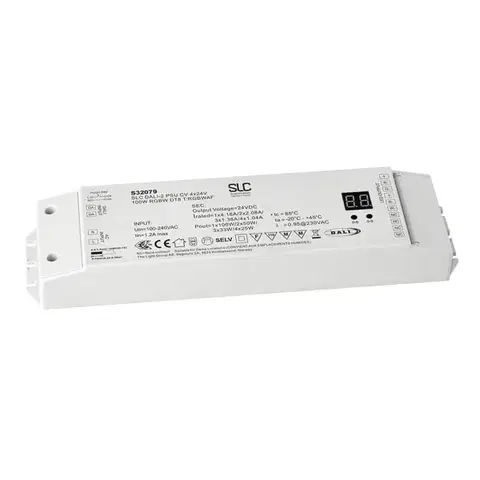 SLC Driver 24V 4CH RGB/RGBW 100W DALI IP20