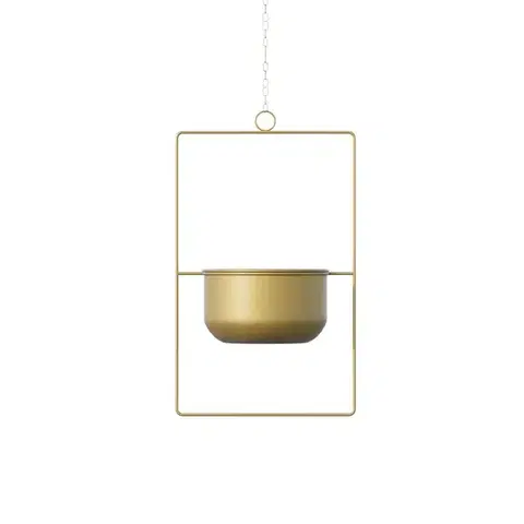 Dekorativní květináč Parapet - Gold