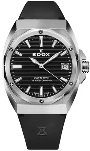 EDOX Delfin The Original 1973 Date - Ladies 50504-3CA-NIN