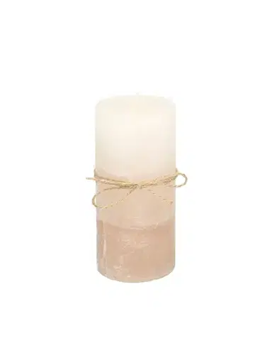 Svíčka Silvia 14cm beige