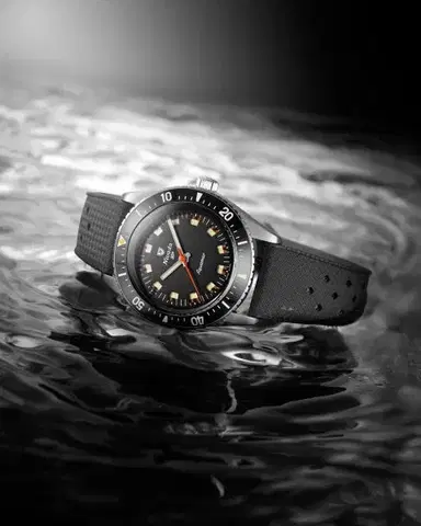 Nivada Grenchen Aquamar Black - Flat Link Bracelet