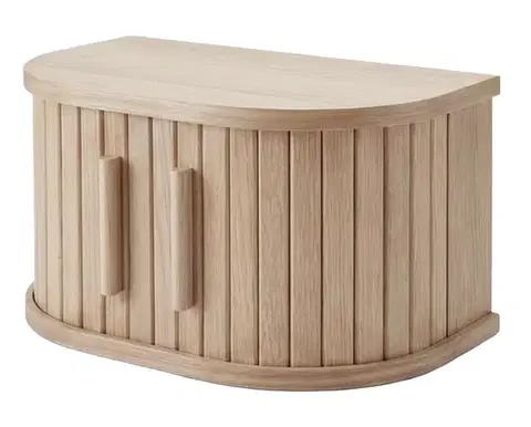 Estila Závěsný noční stolek Alborg, světlý dub, 40 cm