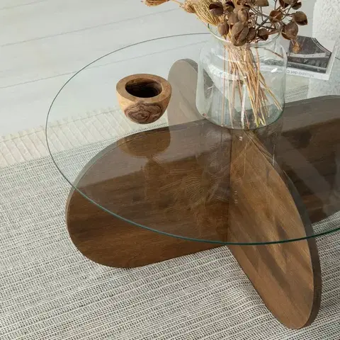 Konferenční stolek Bubble Walnut
