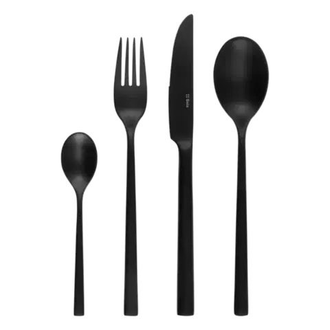 Příborový set 24 ks — Living PVD černý matný - 133838