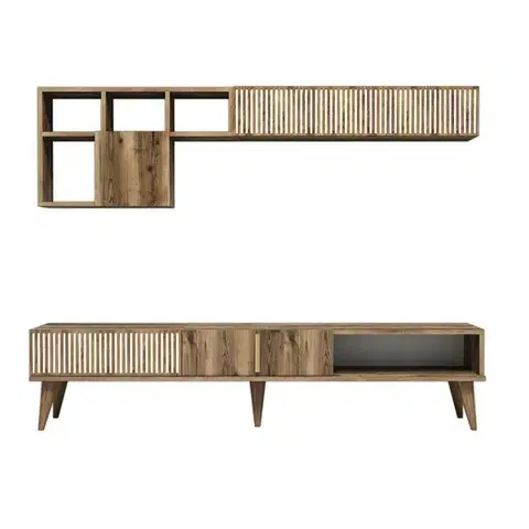 Televizní stěna Milan Walnut