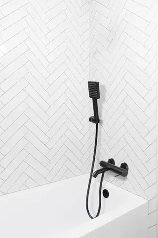 INVENA Vanová baterie KALITEA černá BW-72-004-V
