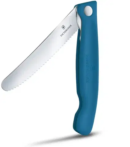 Piknikový nůž Victorinox Swiss Classic Wavy 11cm modrý 6.7832.FC1