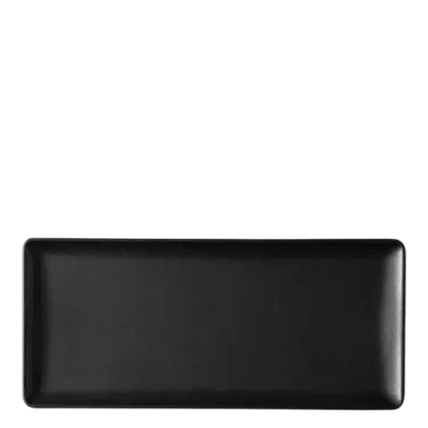 Servírovací talíř 24 x 13 cm — Basic černý matný - 492786