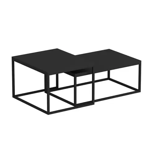 Sada odkládacích stolků (2 kusy) Leka - Black