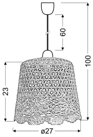 Závěsná lampa NONNA Candellux