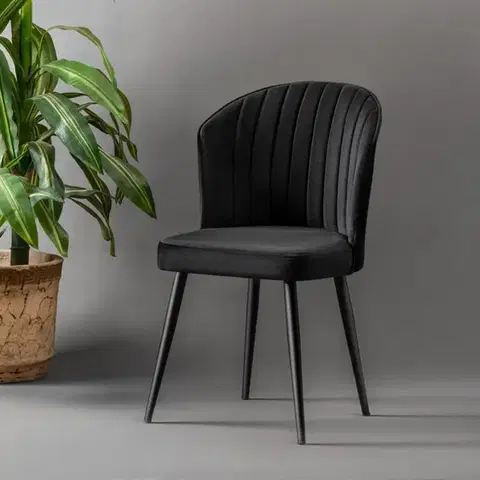 Sada židlí (2 kusy) Rubi - Black