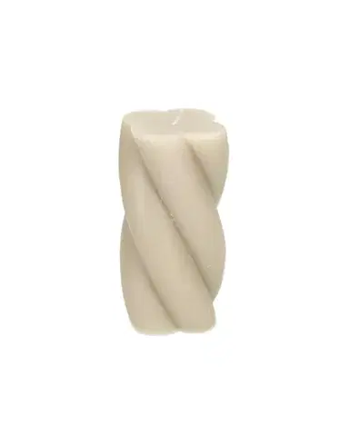 Svíčka Camila 14cm beige