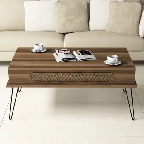 Konferenční stolek Ekol - Walnut