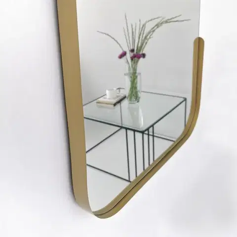 Zrcadlo Smooth - Gold