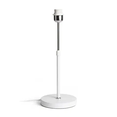 RED - DESIGN RENDL RENDL EMMETT stolní podstavec bílá chrom 230V E27 15W R14115