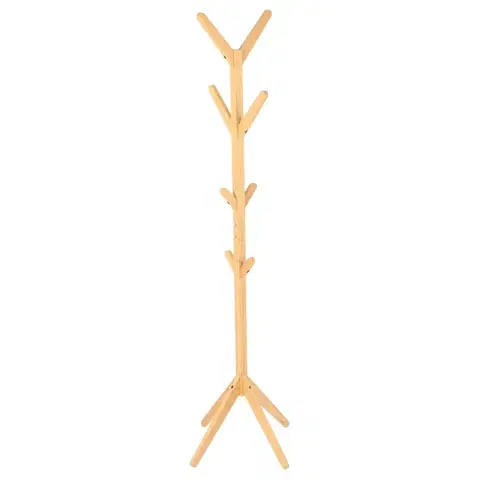 Stojanový věšák B017 NAT, bambus