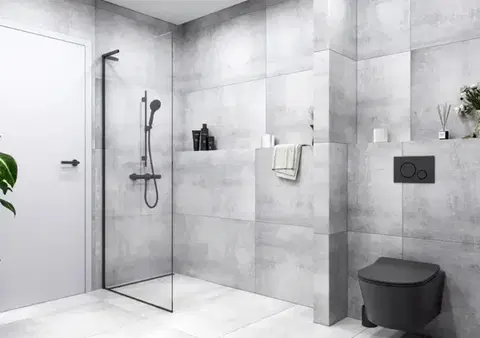 Sprchová zástěna walk-in 90 cm SAT Walk-in  SATBWI90ZAVLC SATBWI90ZAVLC