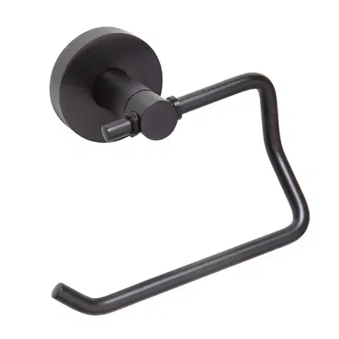 SAPHO X-ROUND BLACK držák toaletního papíru, černá mat XR704B