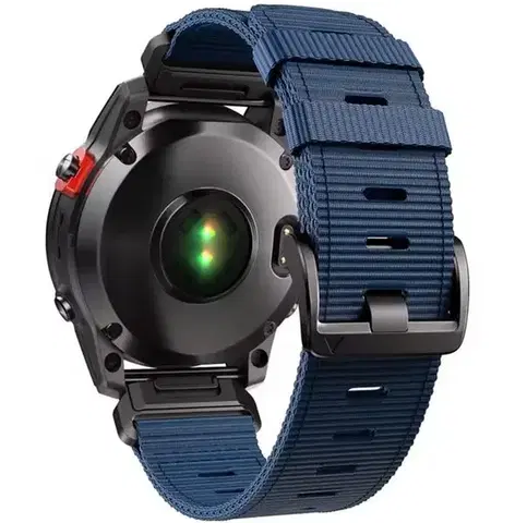 Řemínek pro Garmin QuickFit 22mm, Nylonový Modrý
