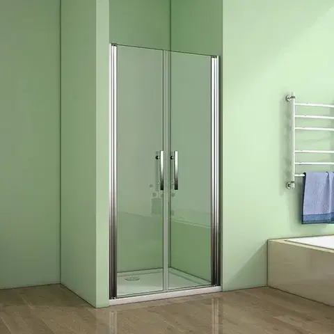 H K Sprchové dveře MELODY D2 100 dvoukřídlé 96-100 x 195 sklo grape SE- MELODYD2100-319