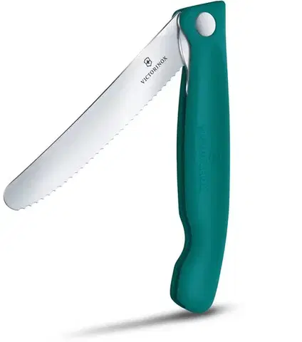 Piknikový nůž Victorinox Swiss Classic Wavy 11cm zelený 6.7834.FC1