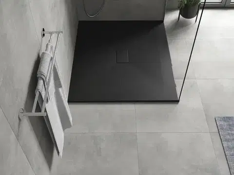 MEXEN Hugo Sprchová vanička obdélníková 130x100, černá 42701013