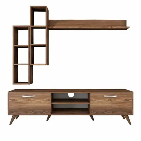 Televizní stěna Mia Walnut