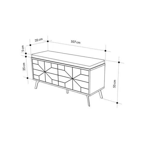 Botník Dune Bench - Hitit