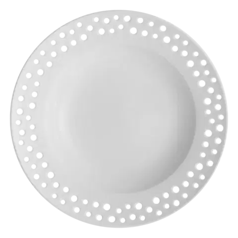 Talíř hluboký perforovaný 23 cm - Flow - 491172