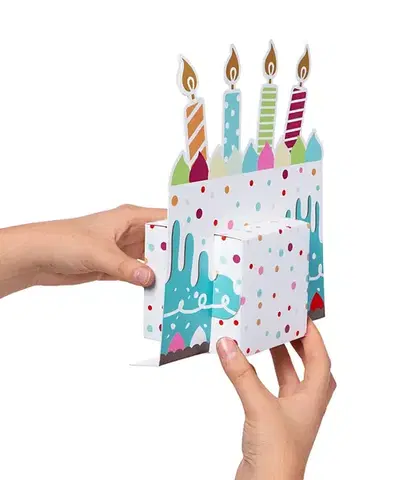 Dárkové krabičky Happy, sada 6 ks