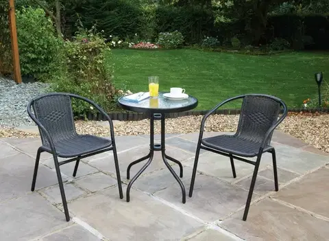 Zahradní balkónový bistro set NINA 3 dílný