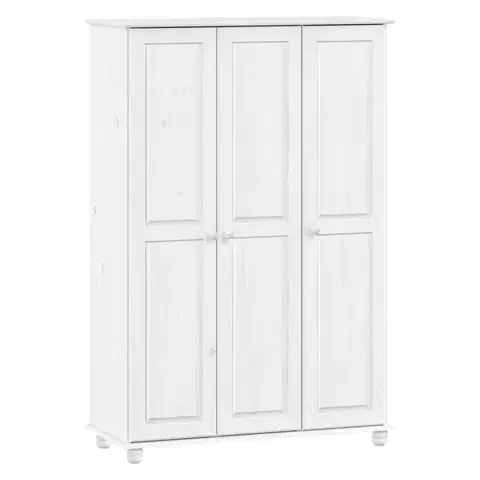 Skříň 3dveřová 8863B bílý lak