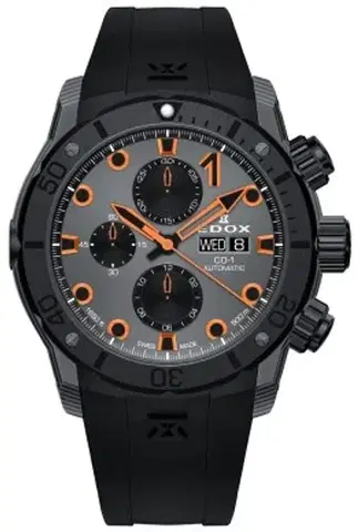 EDOX C01 Carbon Chronograph Automatic 01125-CCN-GNO