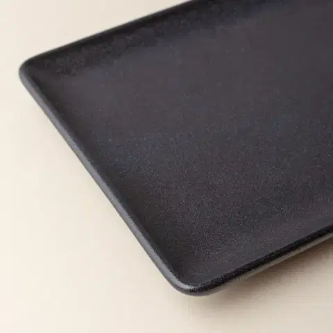 Servírovací talíř 24 x 13 cm — Basic černý matný - 492786