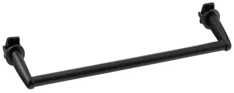 AQUALINE Sušák ručníků na otopná tělesa 36cm rovný, černá mat IDR-40B