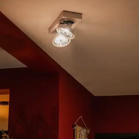 Moderní bodové světlo bílé otočné a naklápěcí - Ga 2