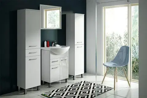 OLSEN SPA Skříňka s umyvadlem RINO 85 Rozměr A 82.5, Rozměr B 34.1, Rozměr C 71.5 OLNRINO285+OLKE6085