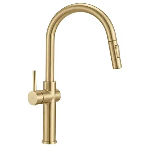 REA Kuchyňská baterie Fresh vysoká Gold Brush REA-B7201