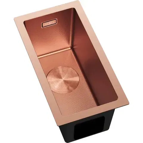 MEXEN Trixo ocelový dřez 1-bowl 230 x 440 mm, měď HC 6411221000-65HC